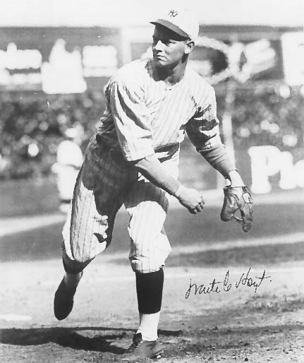 1927-28 Waite Hoyt Game Worn & Signed New York Yankees Jersey,, Lot #50066